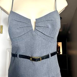 New Black Halo, bodycon dress, spaghetti straps, gray, size 2, beautiful